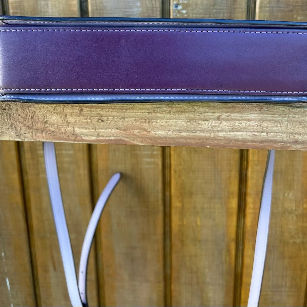 Coach Lavender Leather Crossbody Bag - Soft Purple - Picture 5 of 5